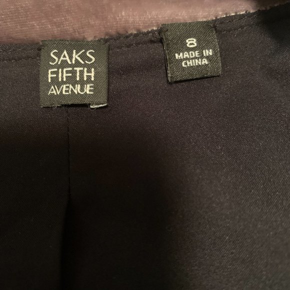 Saks Fifth Avenue Velvet Ruffled-Front Blazer Jacket in Grey - Picture 7 of 7